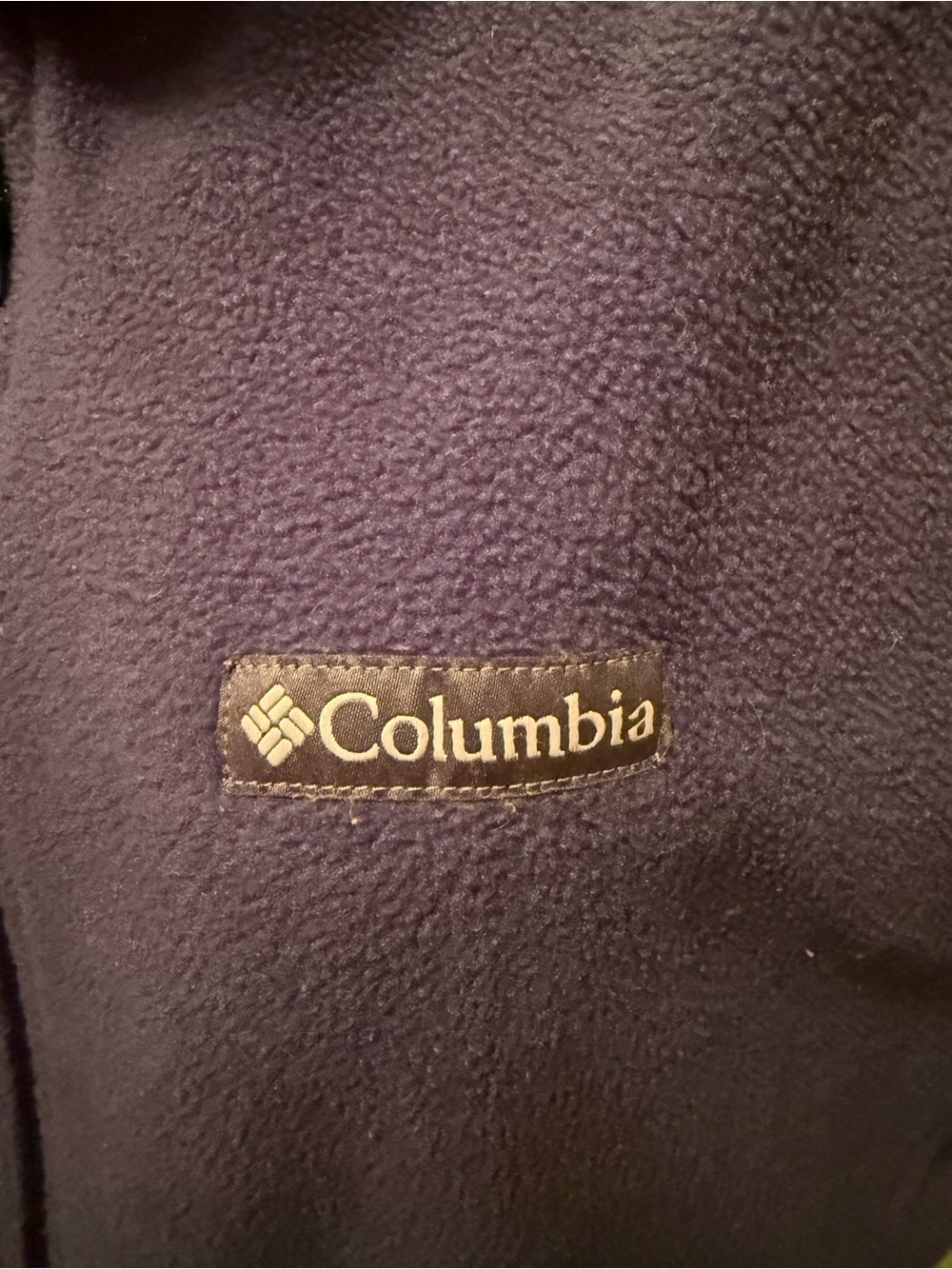 Columbia Navy Fleece Vest - Full Zip Men's Layering - Picture 3 of 4